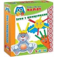 Игра Vladi Toys Зайчик с прищепками русский язык (VT1307-04) Игра Vladi Toys Зайчик с прищепками русский язык (VT1307-04)