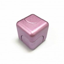 Спиннер Indigo куб розовый
