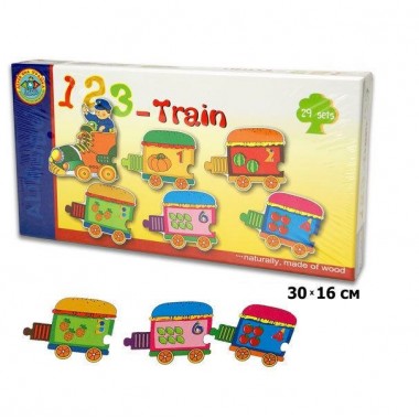 Деревянные пазлы BK TOYS Ltd Цифры 1388