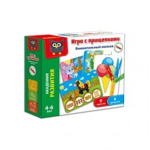 Игра Vladi Toys Внимательный малыш с прищепками русский язык (VT5303-04) Игра Vladi Toys Внимательный малыш с прищепками русский язык (VT5303-04)