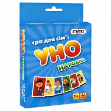 Настольная игра Strateg Уно народная (7014) Настольная игра Strateg Уно народная (7014)