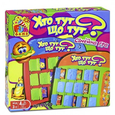 Настольная игра FUN GAME Что тут?Кто тут?(7099)