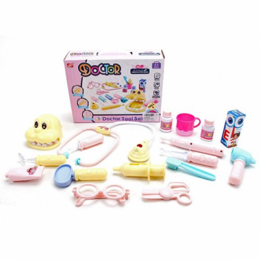 Игровой набор AToys Стоматолог на батарейке 17 предметов 8111D-1