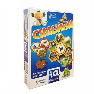 Настольная игра Granna IQ Семейки на украинском языке