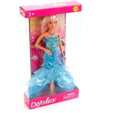 Кукла Defa Lucy в голубом вечернем платье с сумочкой 8240