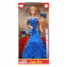 Кукла Defa Lucy в голубом платье с сумочкой и туфельками 8270 Кукла Defa Lucy в голубом платье с сумочкой и туфельками 8270