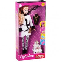 Кукла Defa Lucy Вечерняя прогулка В белом пальто 8293 Кукла Defa Lucy Вечерняя прогулка В белом пальто 8293