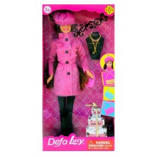 Кукла Defa Lucy Вечерняя прогулка В розовом пальто Кукла Defa Lucy Вечерняя прогулка В розовом пальто