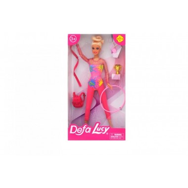 Кукла Defa Lucy Гимнастка В розовом костюме