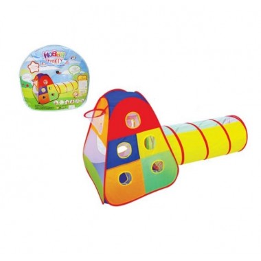 Палатка 7Toys С тоннелем и кольцом для игры в мяч