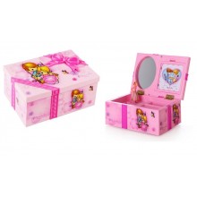 Шкатулка 7Toys с зеркальцем и розовым бантиком Шкатулка 7Toys с зеркальцем и розовым бантиком