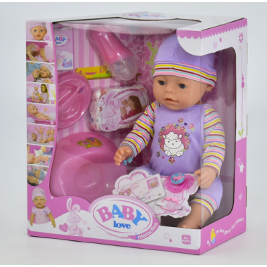 Пупс Baby Love с аксессуарами