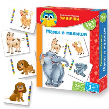 Игра Vladi Toys  Мама и малыши русский  язык   (VT1306-03)
