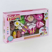Детский набор посуды Star Toys 24 предмета чайник, тарелки, продукты MJL 617 Детский набор посуды Star Toys 24 предмета чайник, тарелки, продукты MJL 617