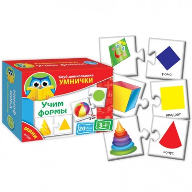 Игра Vladi Toys Учим формы русский язык (VT1309-01)