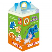Игра с липучками Vladi Toys Беги, слоник (рус) Игра с липучками Vladi Toys Беги, слоник (рус)