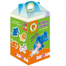 Игра с липучками Vladi Toys Беги, слоник (укр) Игра с липучками Vladi Toys Беги, слоник (укр)