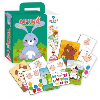 Пазлы двойняшки Vladi Toys Счет для самых маленьких (укр)