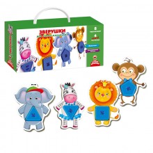 Игра с пуговицами Vladi Toys Зверушки (рус.) Игра с пуговицами Vladi Toys Зверушки (рус.)