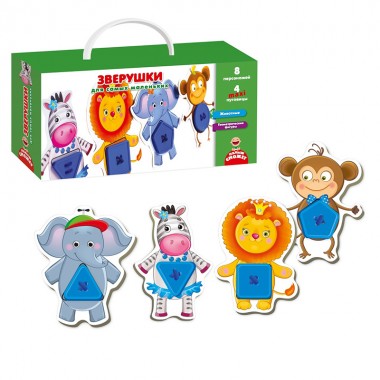 Игра с пуговицами Vladi Toys Зверушки (рус.)