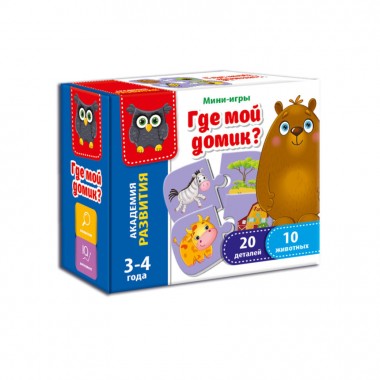 Игра Vladi Toys Где мой домик русский язык (VT5111-03)