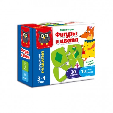 Игра Vladi Toys Формы и цвета  русский язык (VT5111-04 )